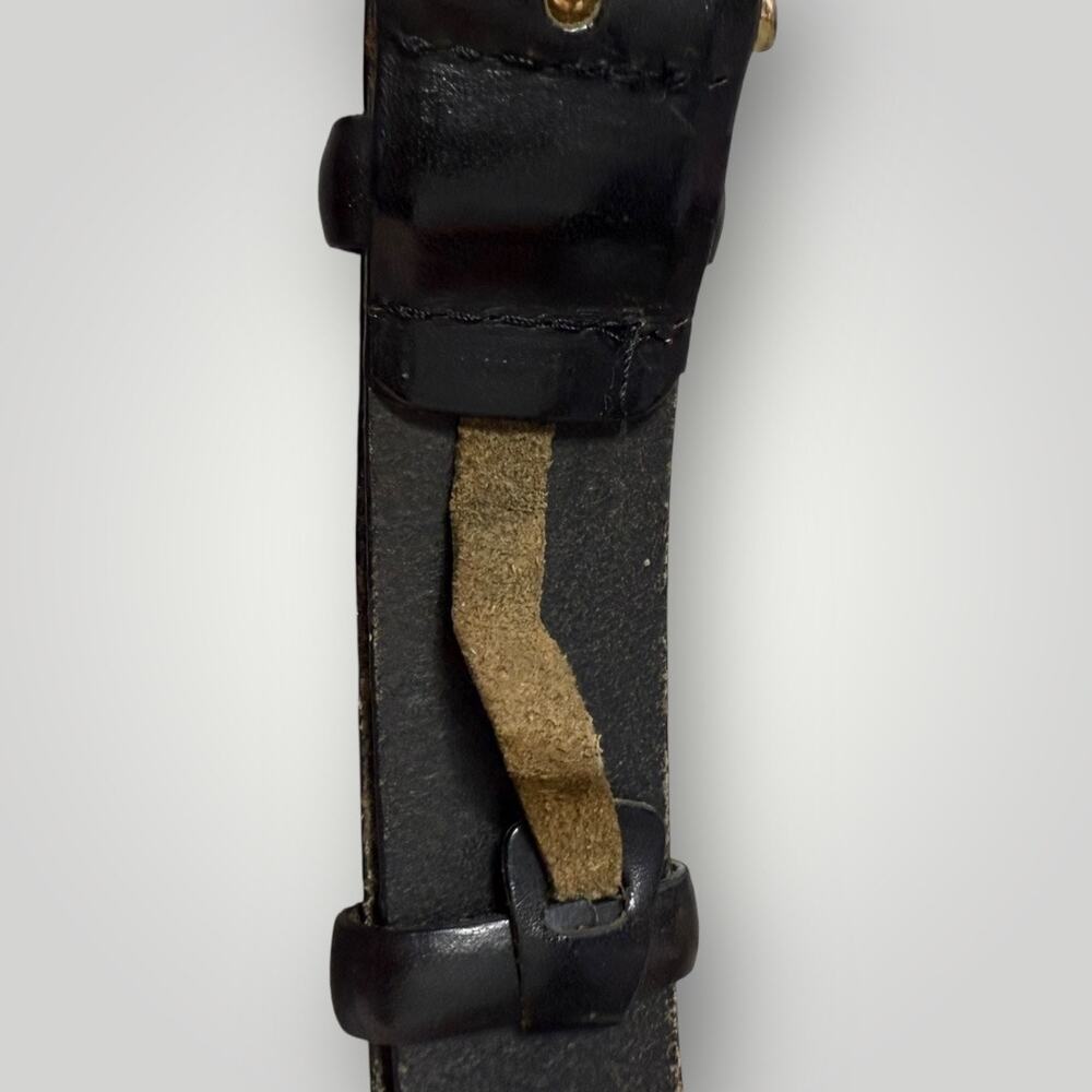 Claudio Orciani Black Leather Belt - Picture 9 of 16